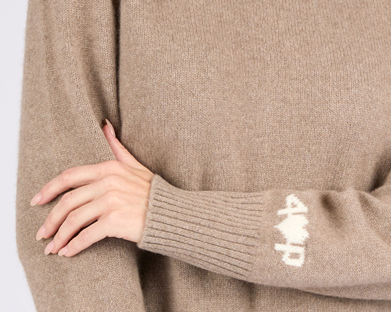 Hand-washing a Mongolian cashmere sweater to preserve the fiber