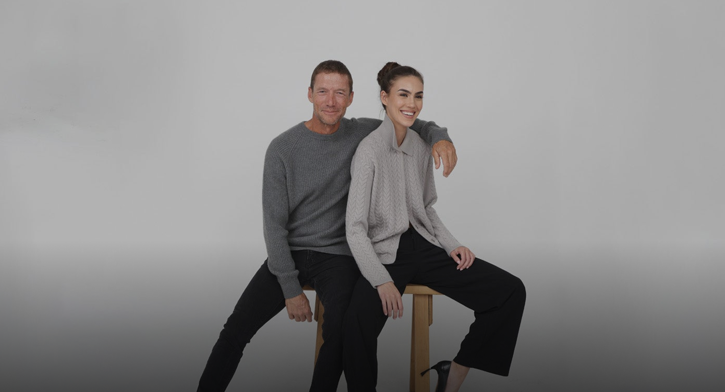 Cashmere production, from raw Mongolian fiber to finished knit