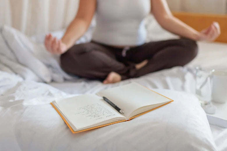 Editorial image for mindful New Year resolutions in cashmere