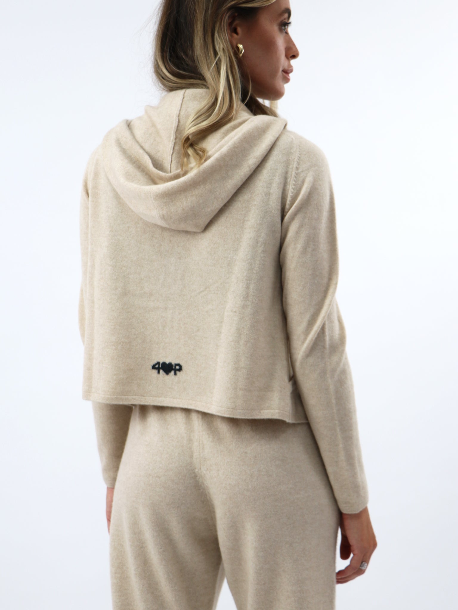 Cashmere Zip-up hoodie