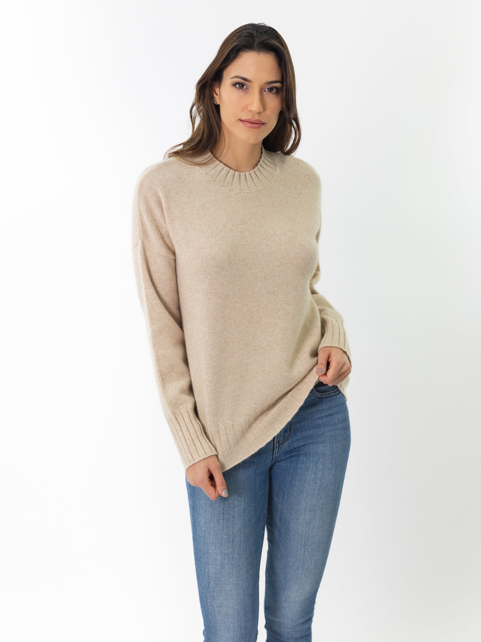 Cashmere Crewneck Pullover