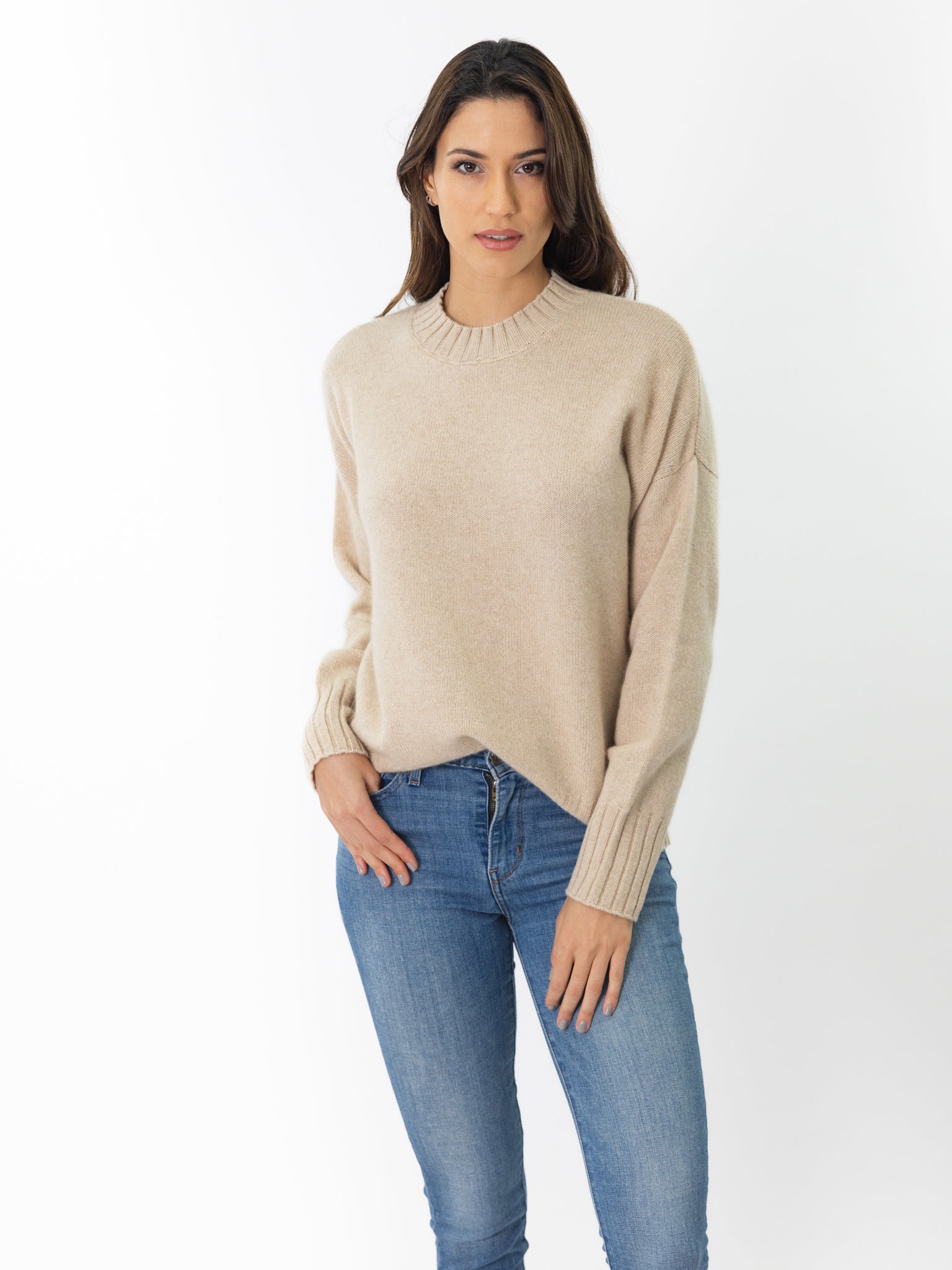 Cashmere Crewneck Pullover