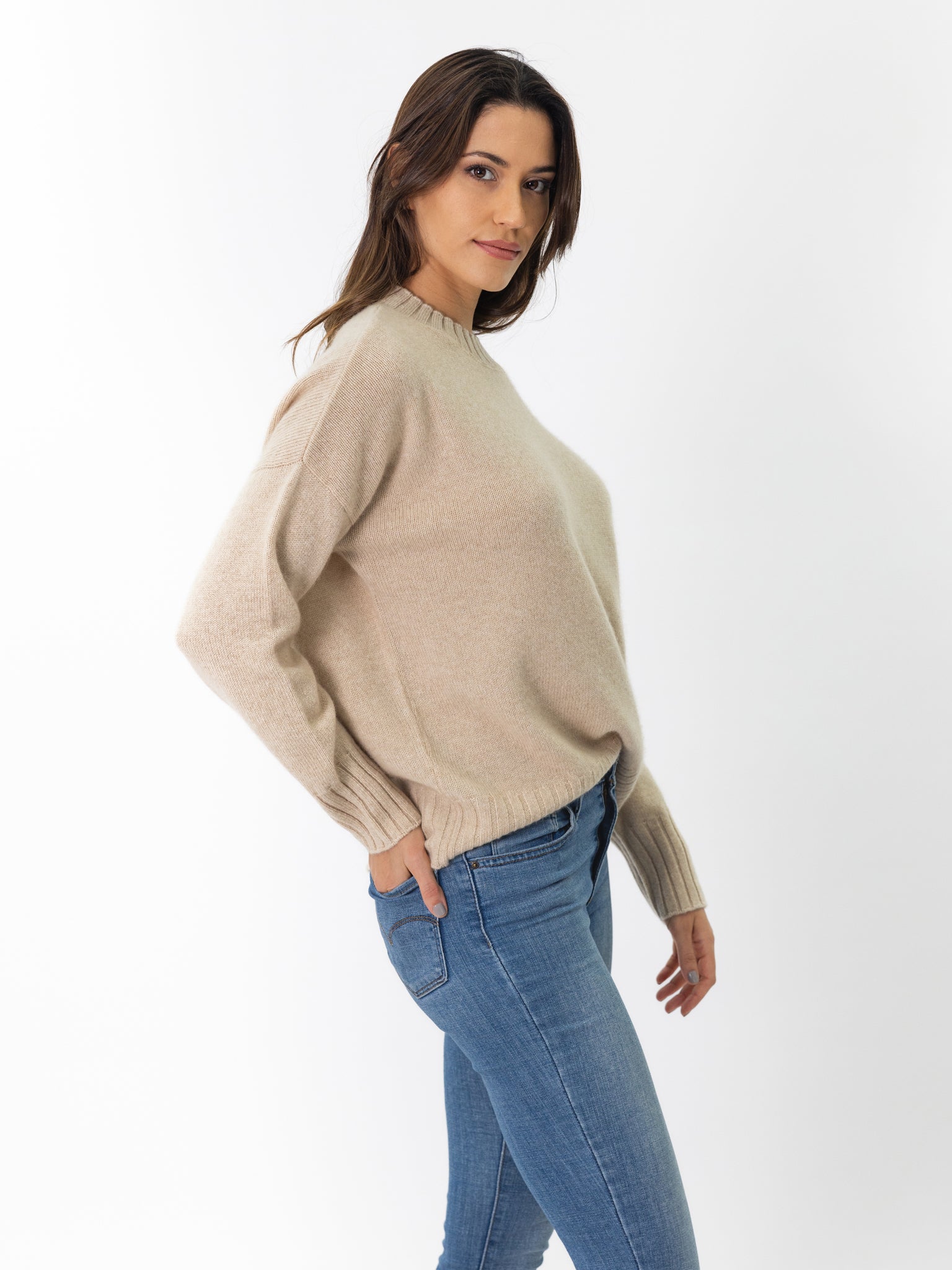 Cashmere Crewneck Pullover