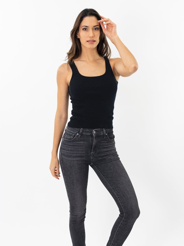 Cashmere Tank Top #BLACK