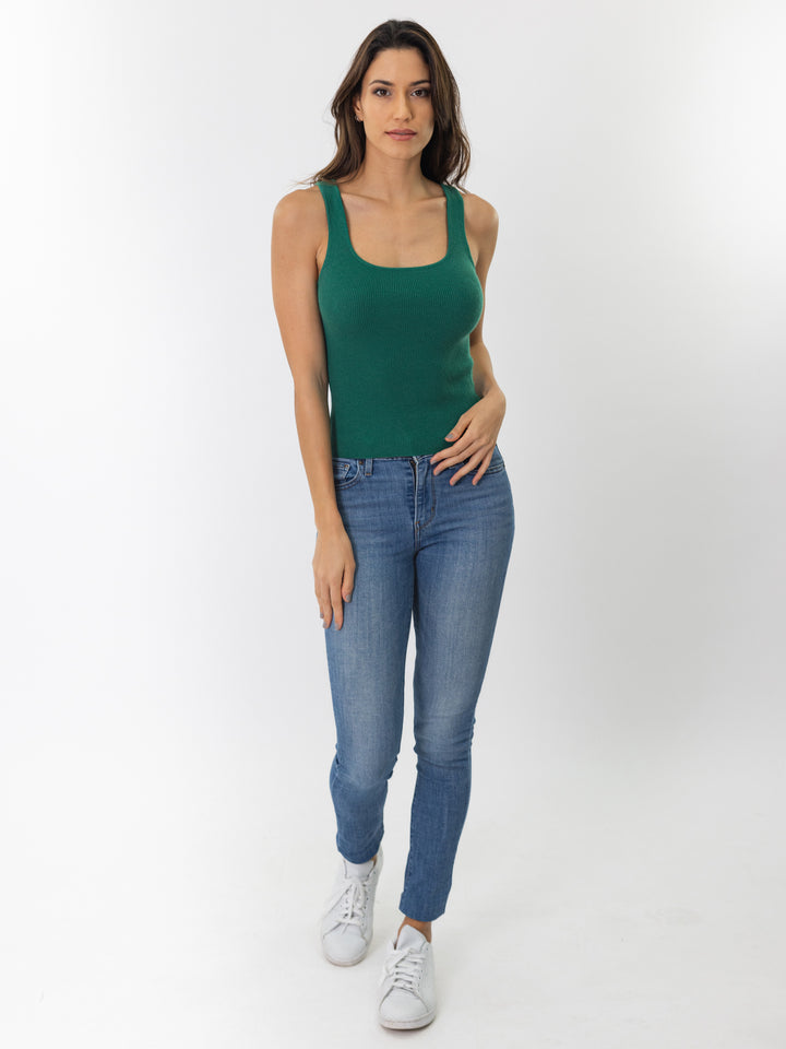 Cashmere Tank Top #EMERALD