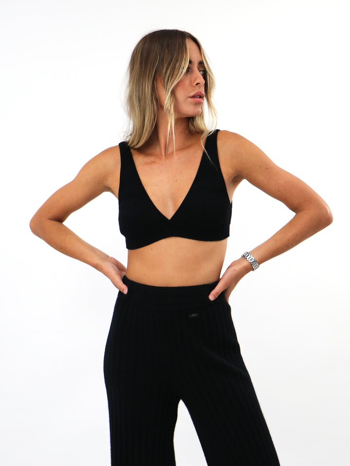 Cashmere Bralette #BLACK