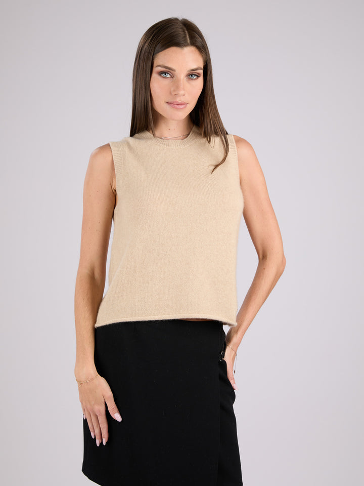 Sleeveless Cashmere Top #OAT