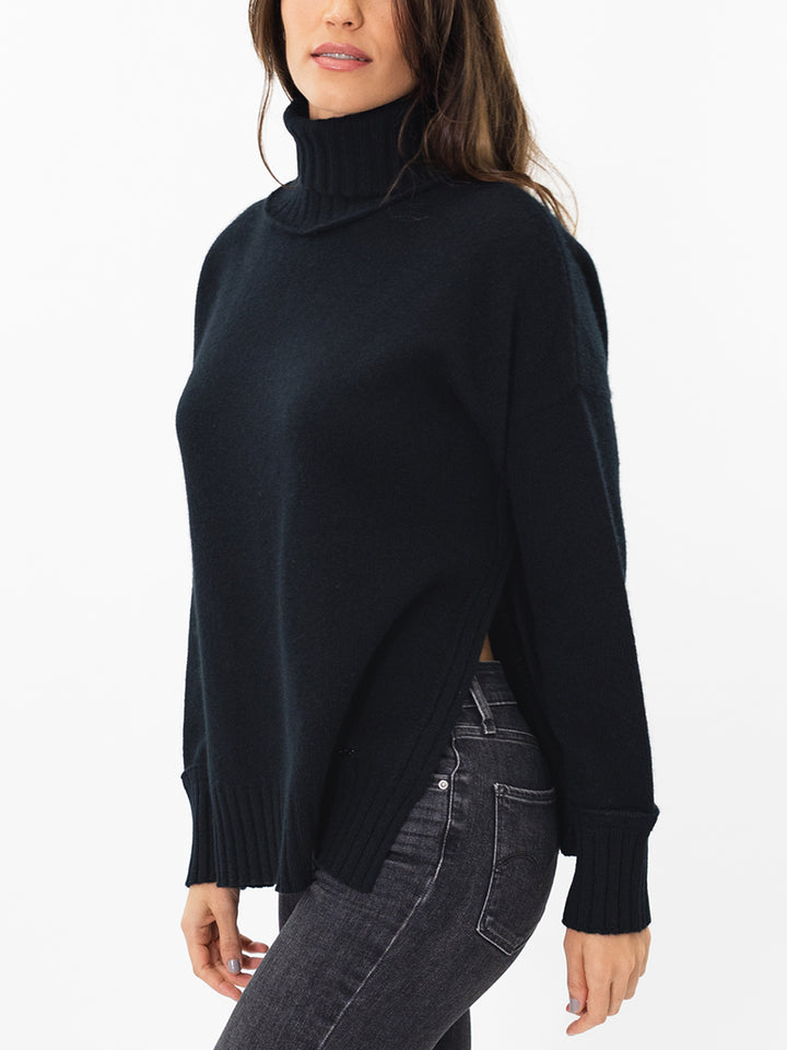Cashmere Turtleneck #BLACK
