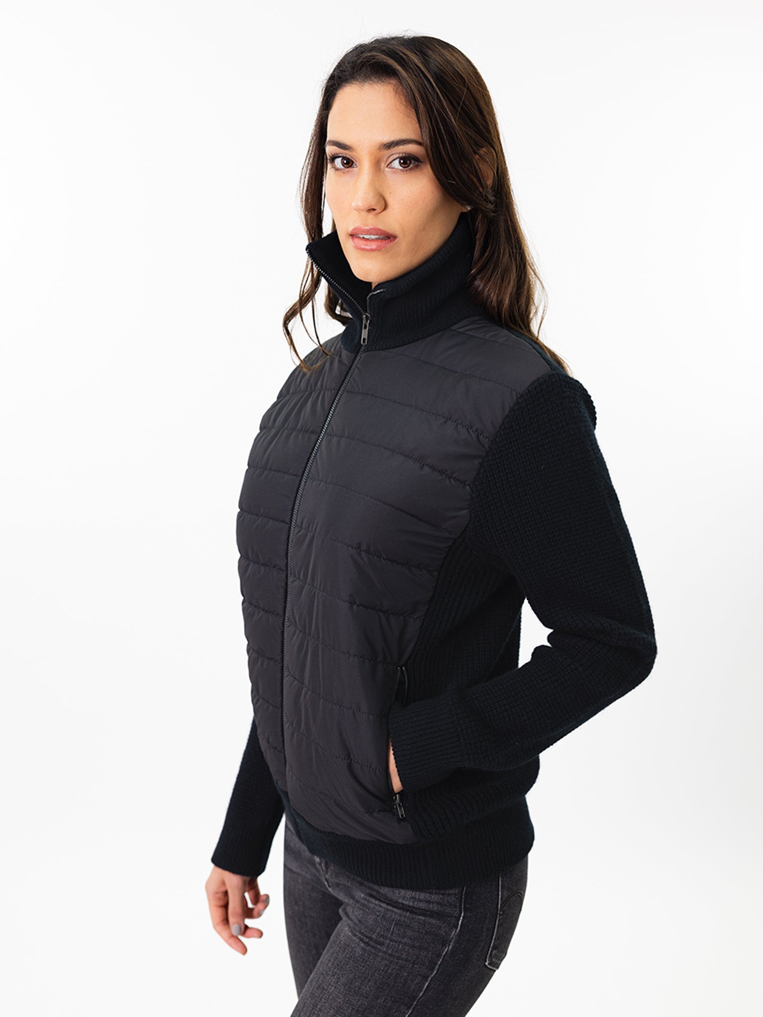 Cashmere Puffer Jacket