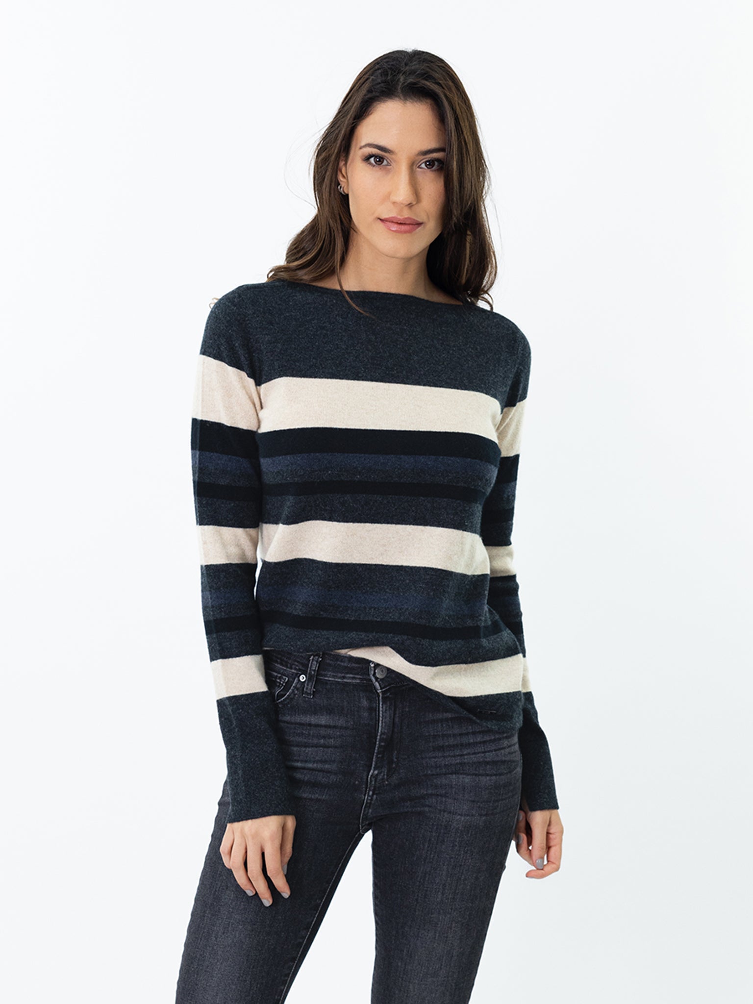 Striped Cashmere Sweater