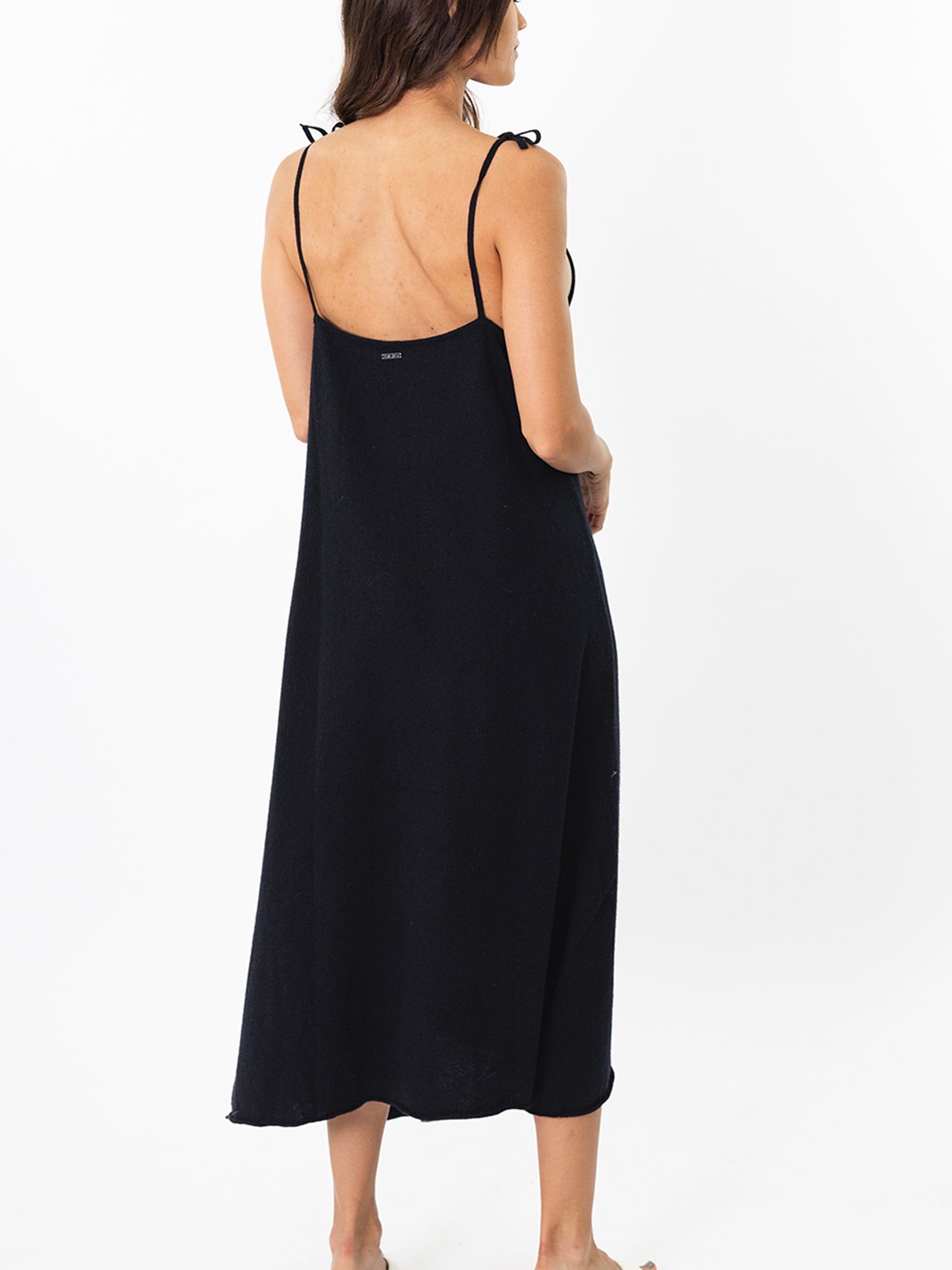 Cashmere Spaghetti Straps Dress