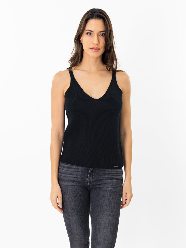 Cashmere Camisole Top #BLACK