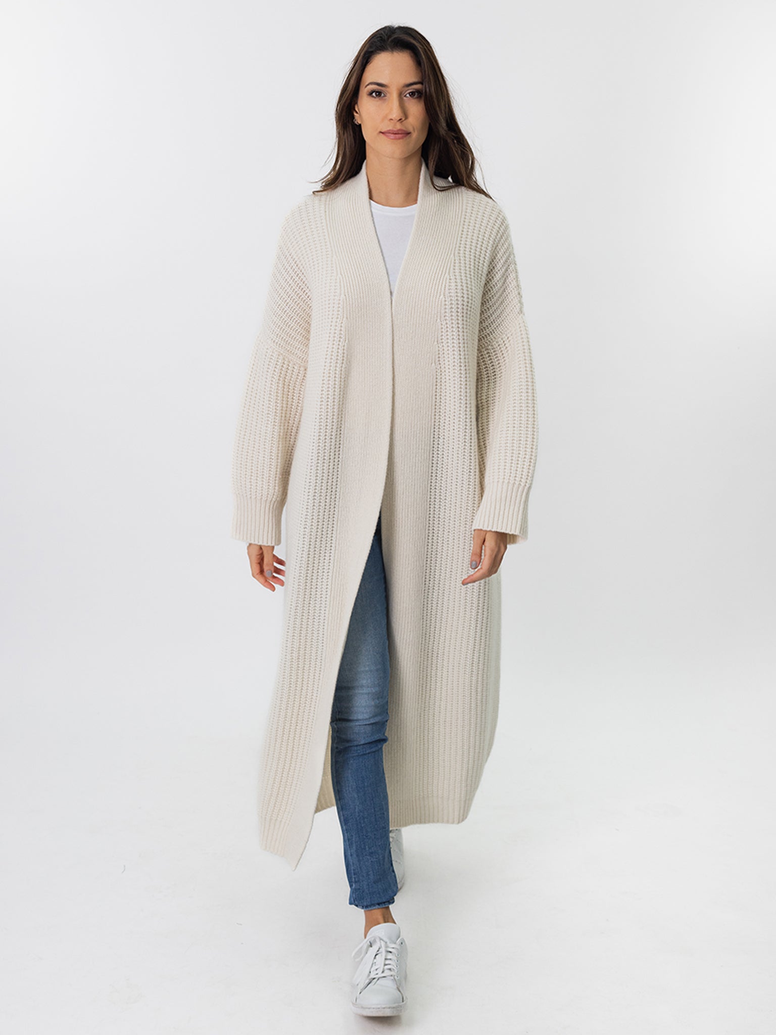 Long Cashmere Cardigan