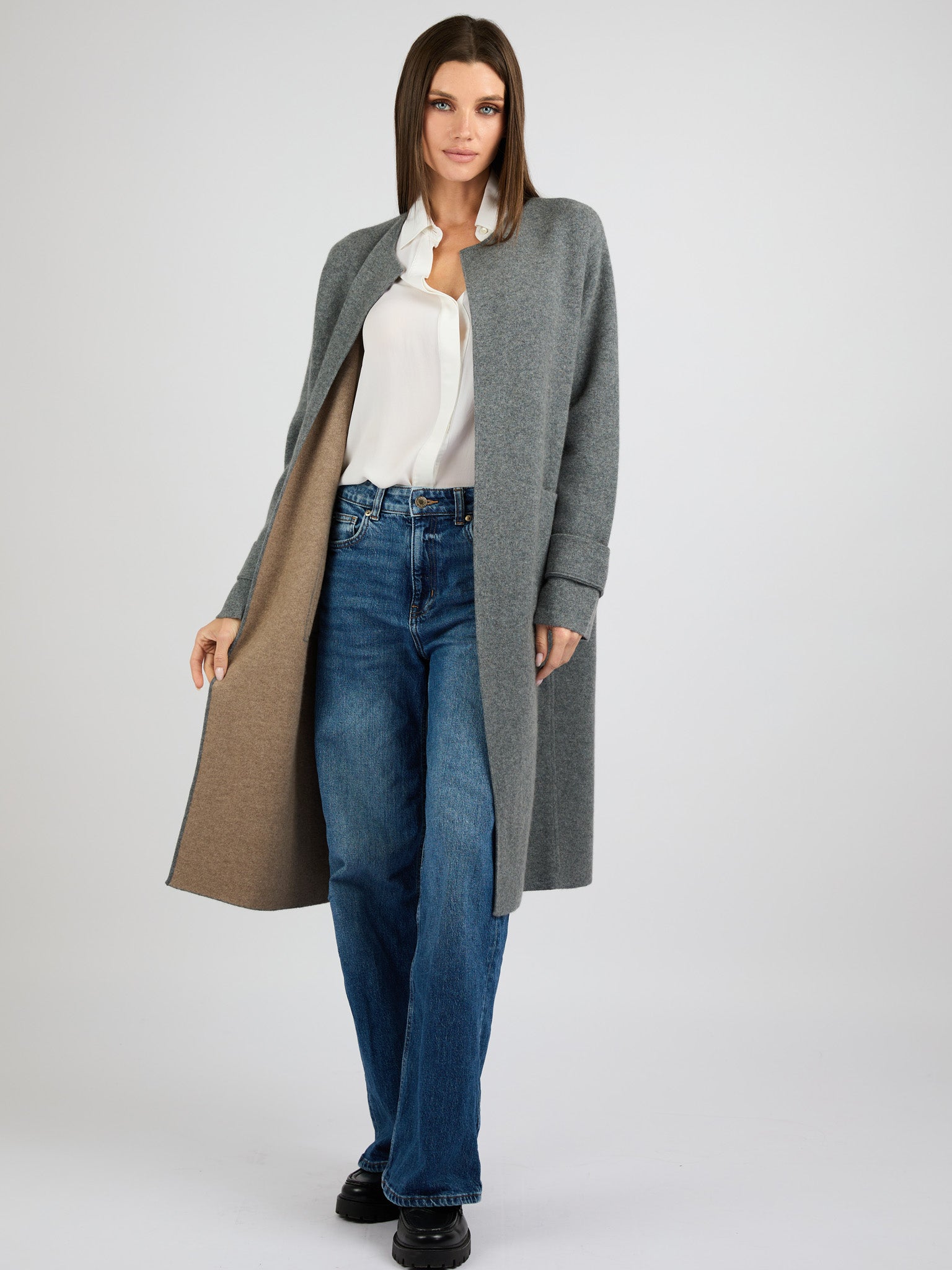 Double-Face Cashmere Coat