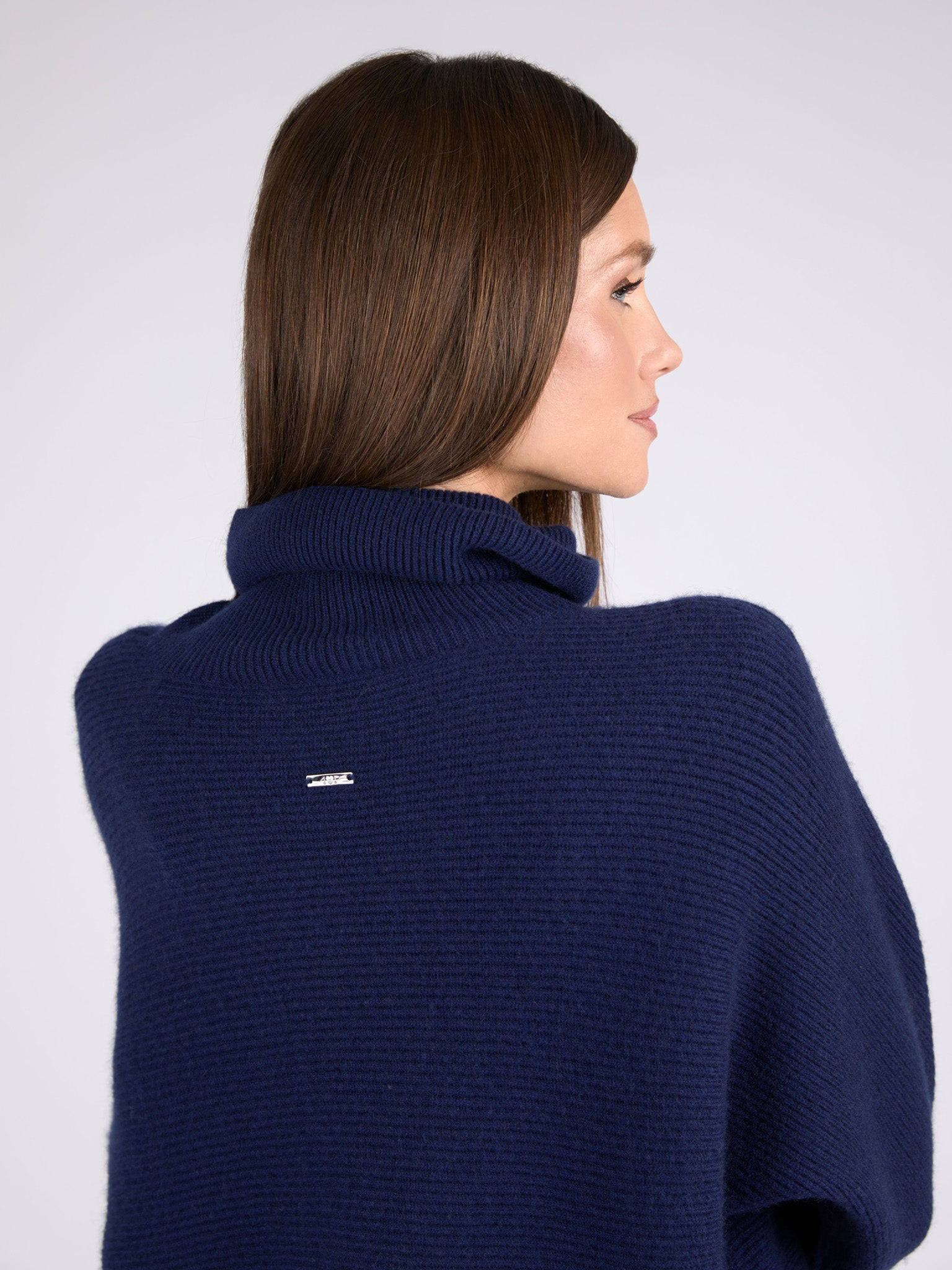Ribbed Cashmere Turtleneck