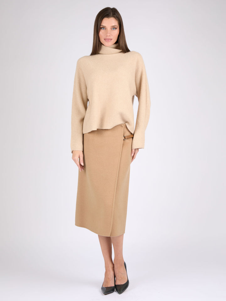 Ribbed Cashmere Turtleneck #OAT