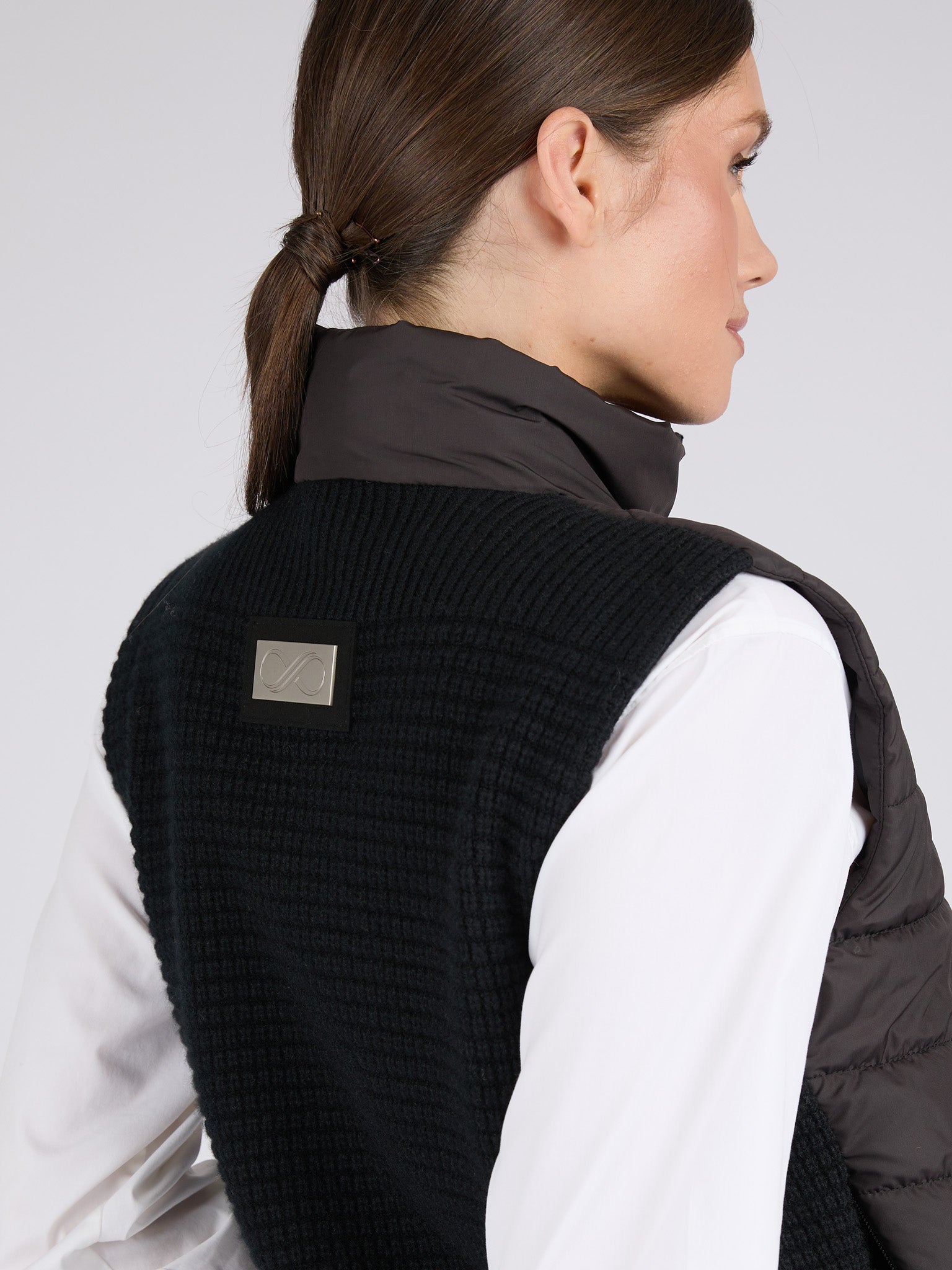 Women Cashmere Puffer Vest
