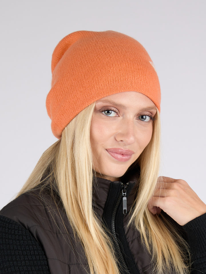 Unisex Ultra soft Cashmere beanie with Intarsia #CLEMENTINE  