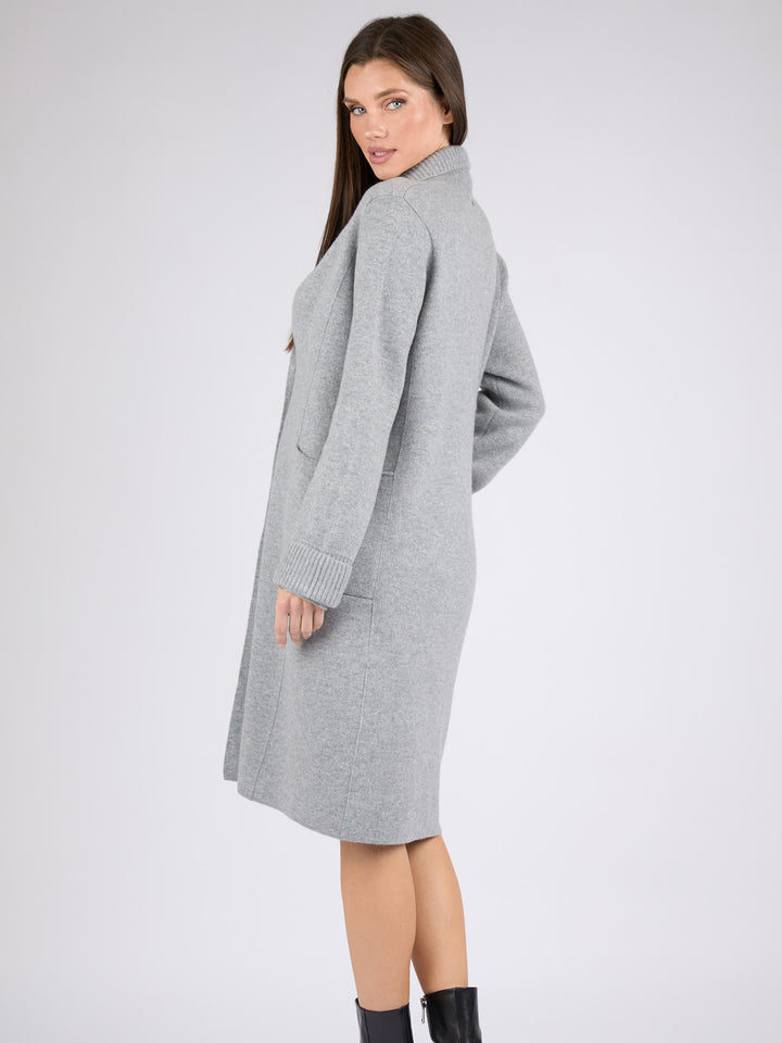 Women Cashmere Coat #SOFT GREY