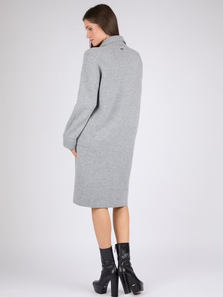 Women Cashmere Coat #SOFT GREY