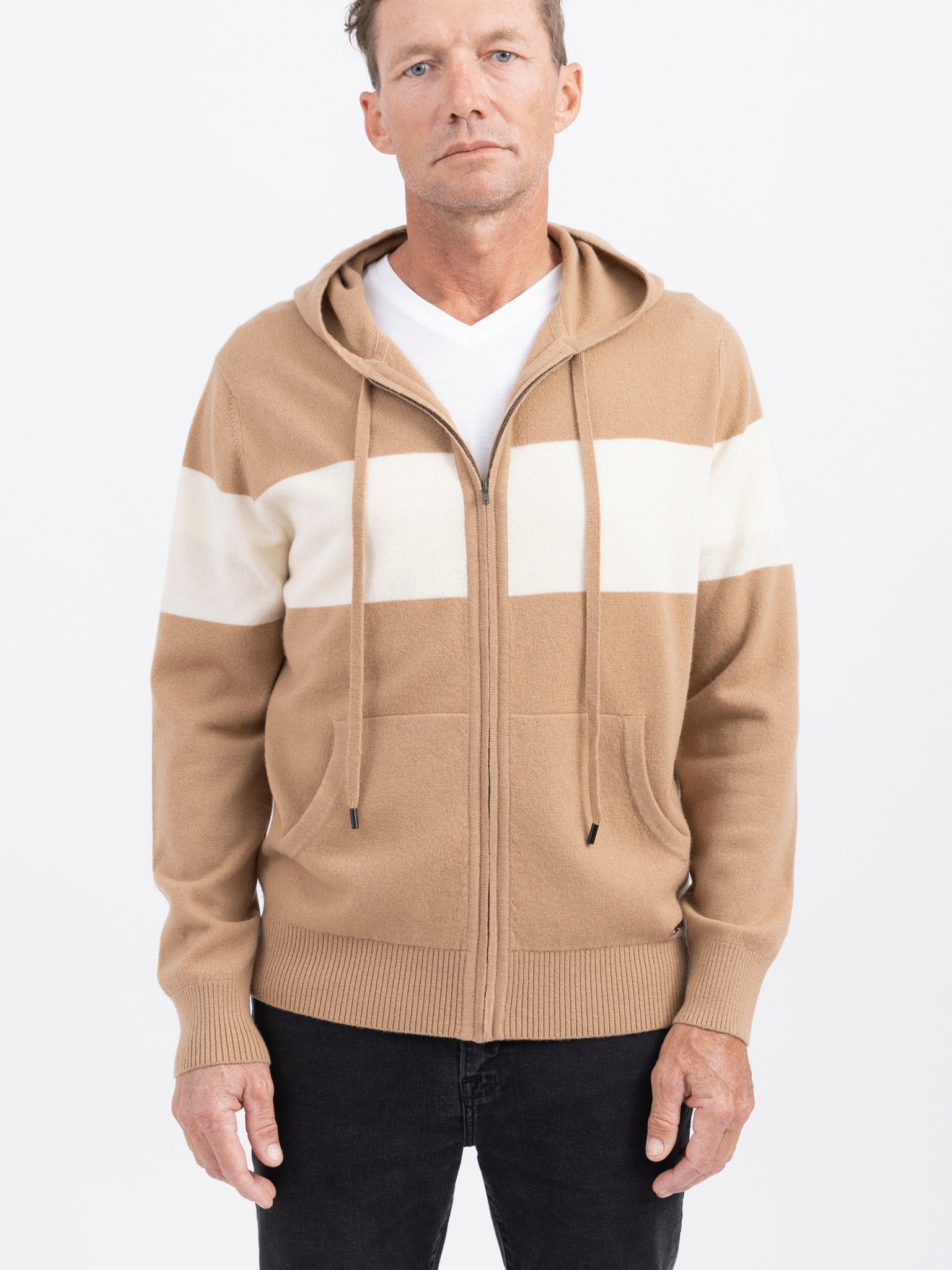 Men Cashmere Sweater Hoodie