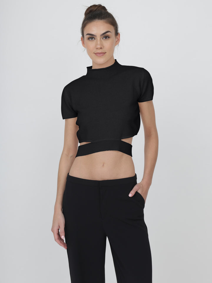 Cashmere T-Shirt #BLACK