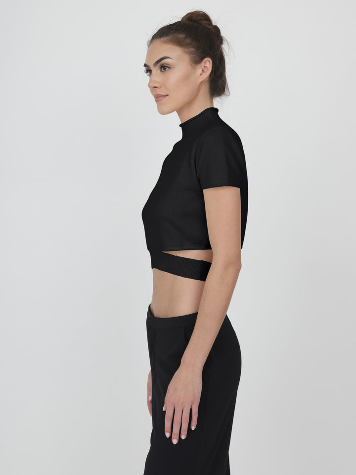 Cashmere T-Shirt #BLACK