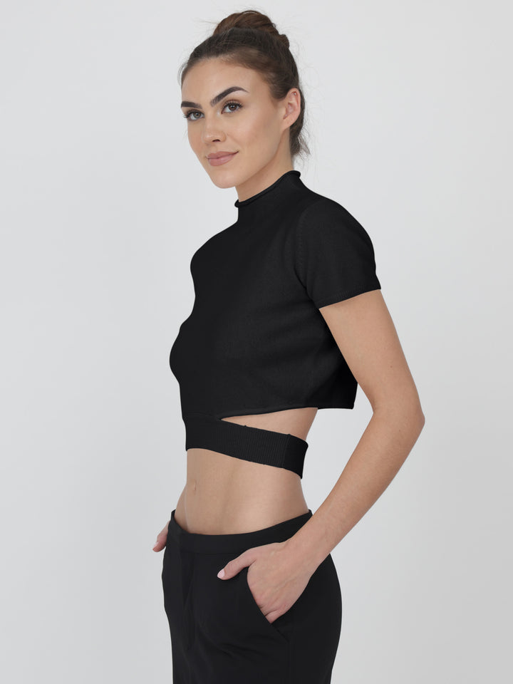 Cashmere T-Shirt #BLACK
