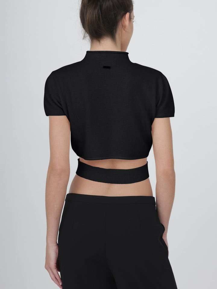 Cashmere T-Shirt #BLACK
