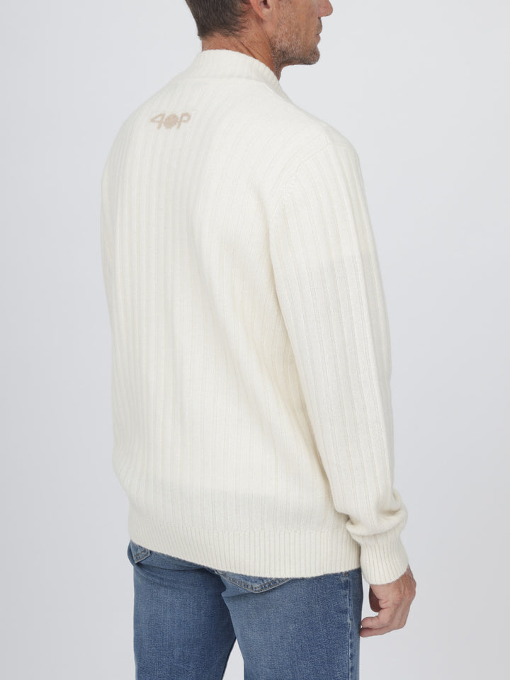 Men Cashmere Cardigan #PEARL