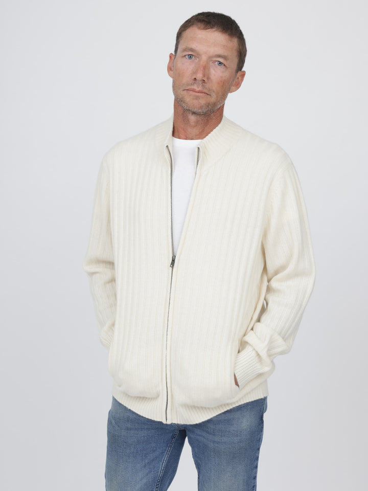 Men Cashmere Cardigan #PEARL