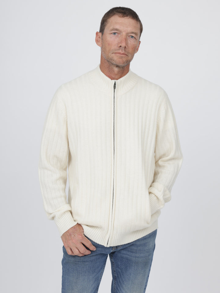 Men Cashmere Cardigan #PEARL
