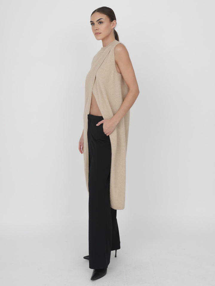 Cashmere Sleeveless Tunic #OAT