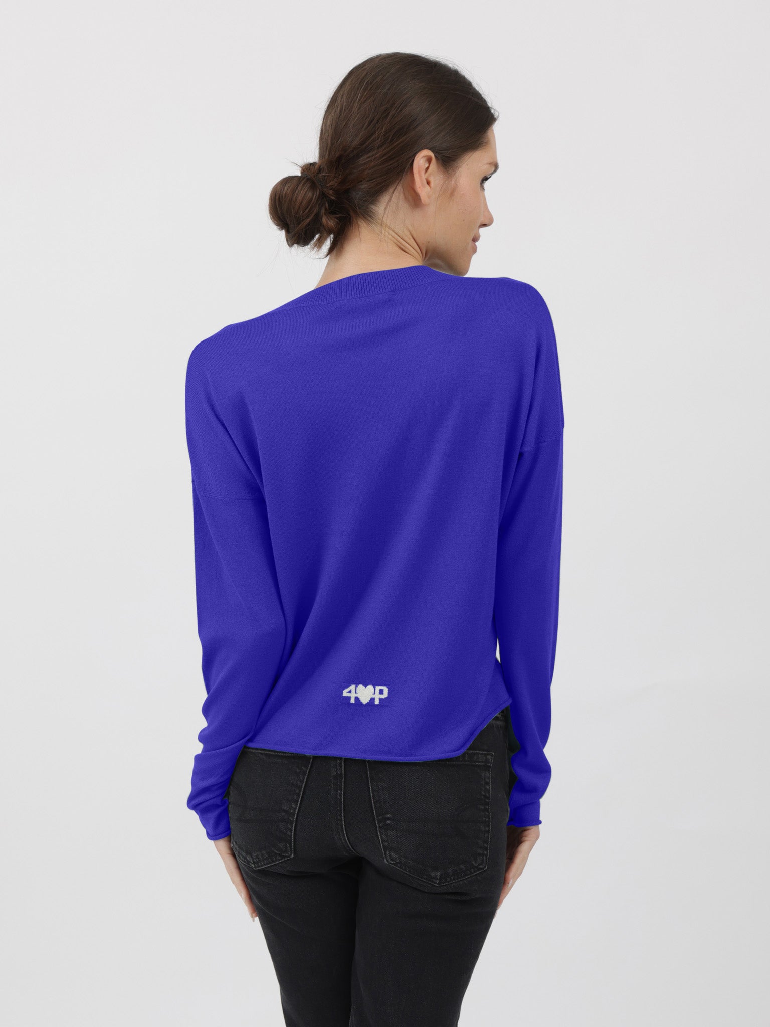 Silk/Cashmere Relaxed V-Neck