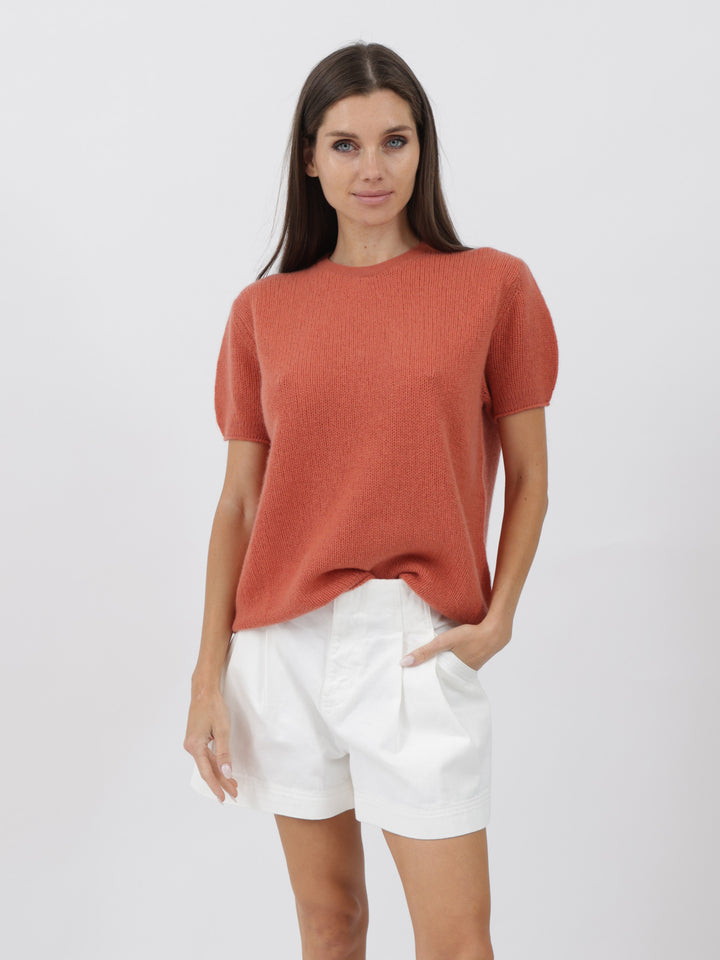 Ultra-Soft Cashmere -Shirt #CORAL