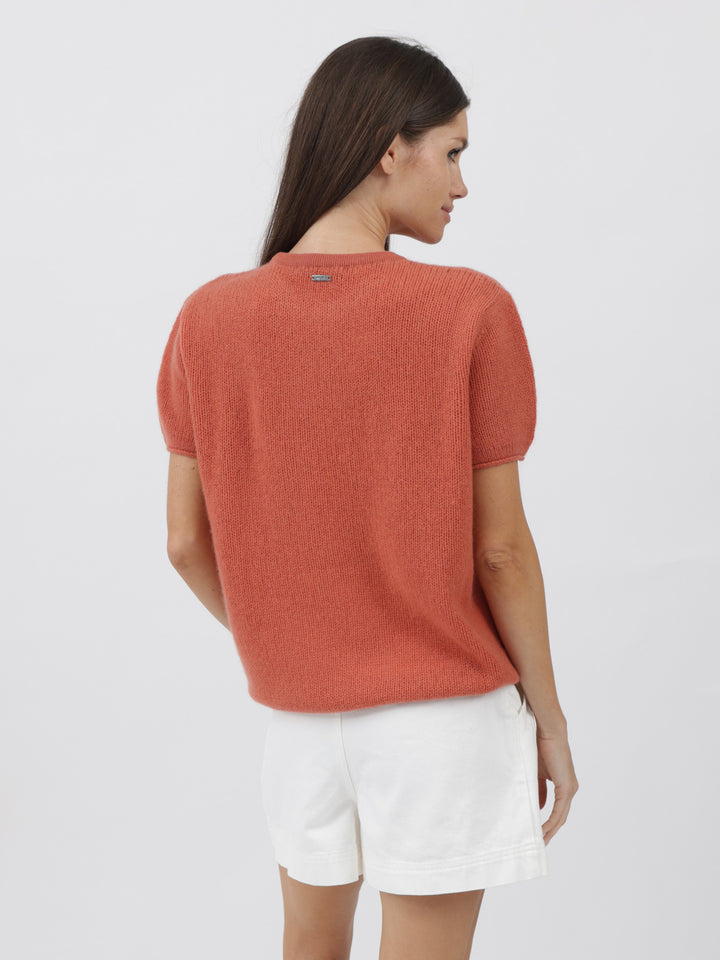 Ultra-Soft Cashmere -Shirt #CORAL