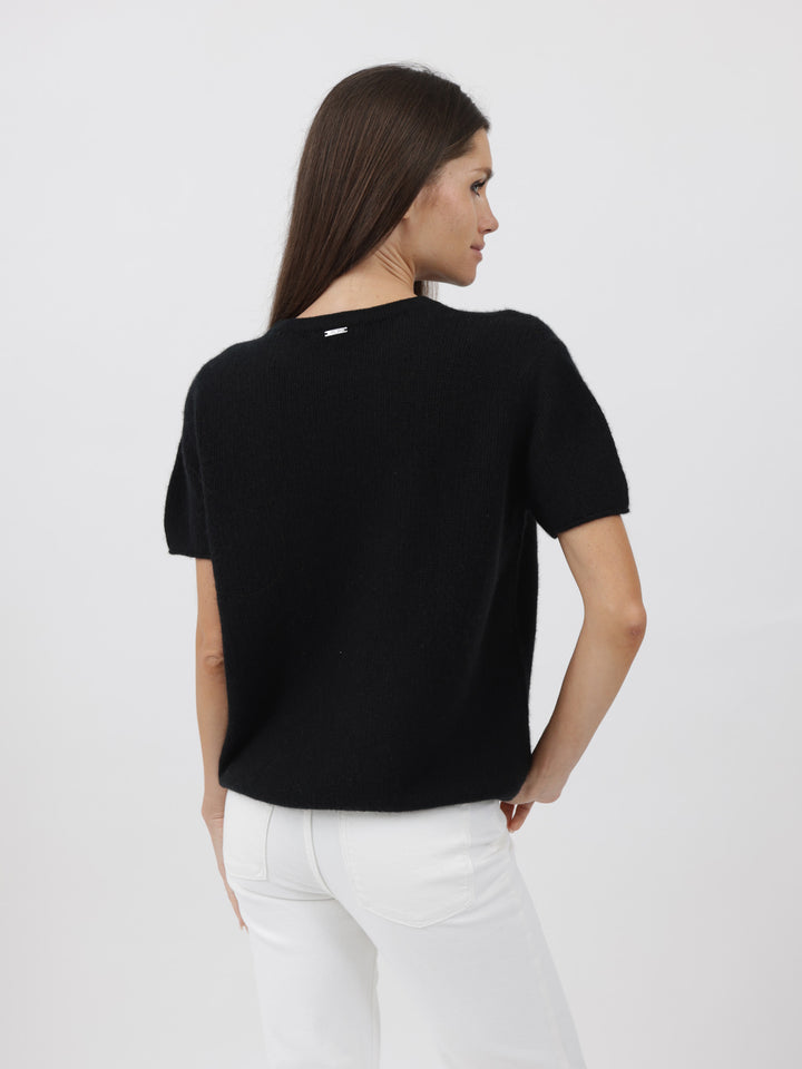 Ultra-Soft Cashmere -Shirt #BLACK