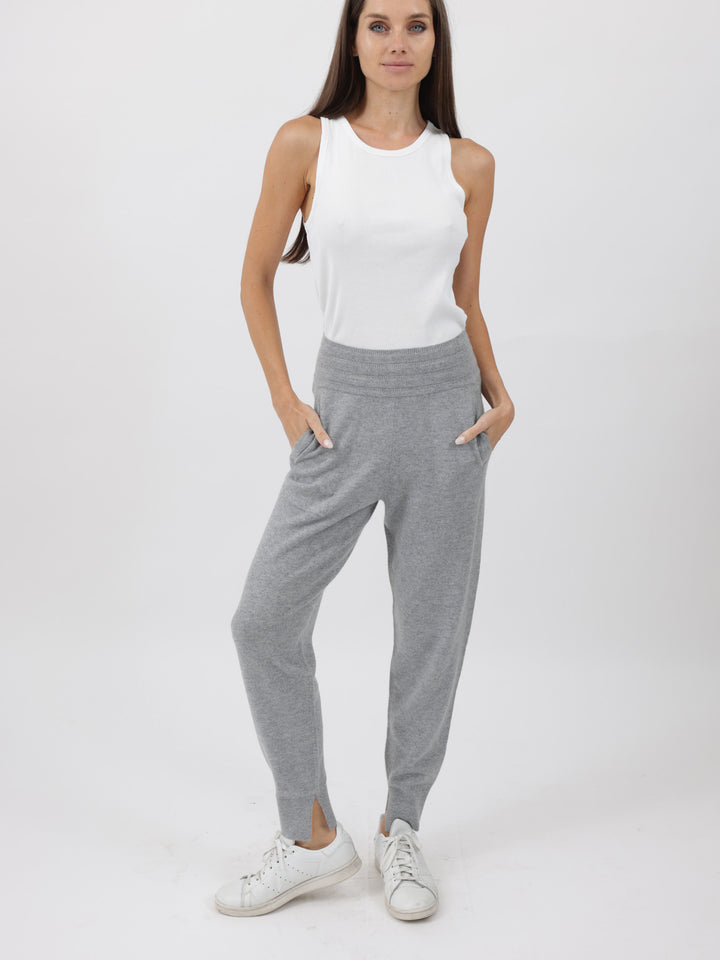 Light Weight Cashmere Jogger #SOFT GREY