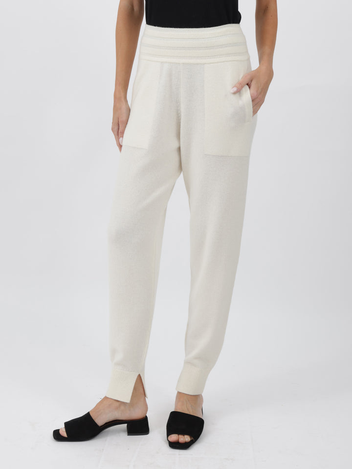 Light Weight Cashmere Jogger #PEARL