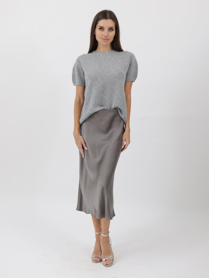 Ultra-Soft Cashmere -Shirt #SOFT GREY