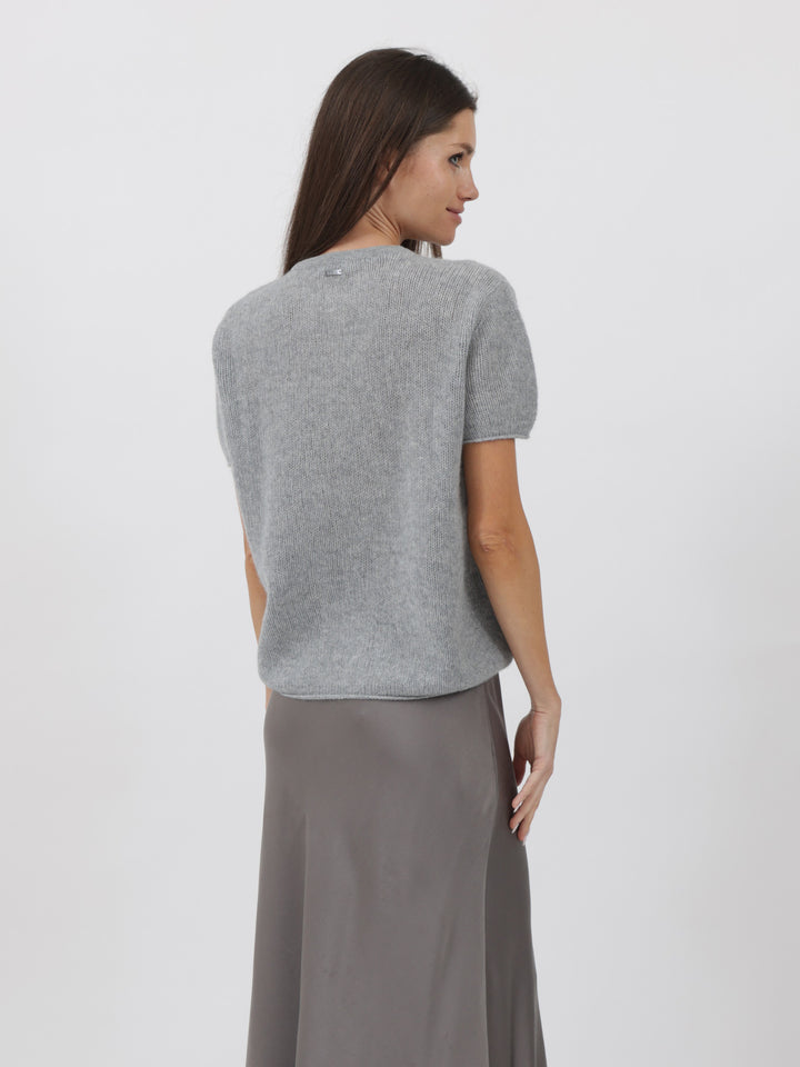 Ultra-Soft Cashmere -Shirt #SOFT GREY