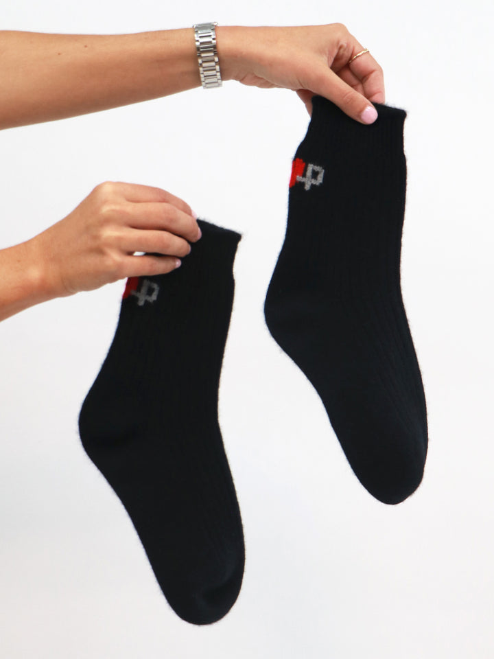 Cashmere Socks #BLACK