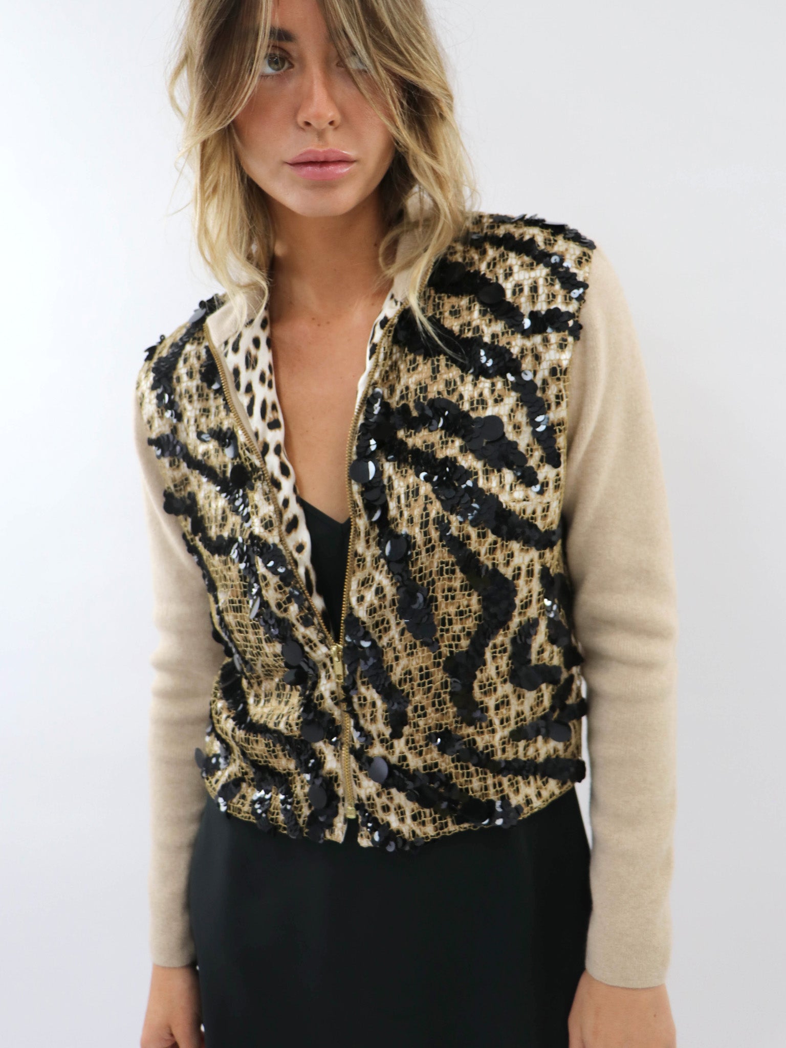 Cashmere and Lace Cardigan