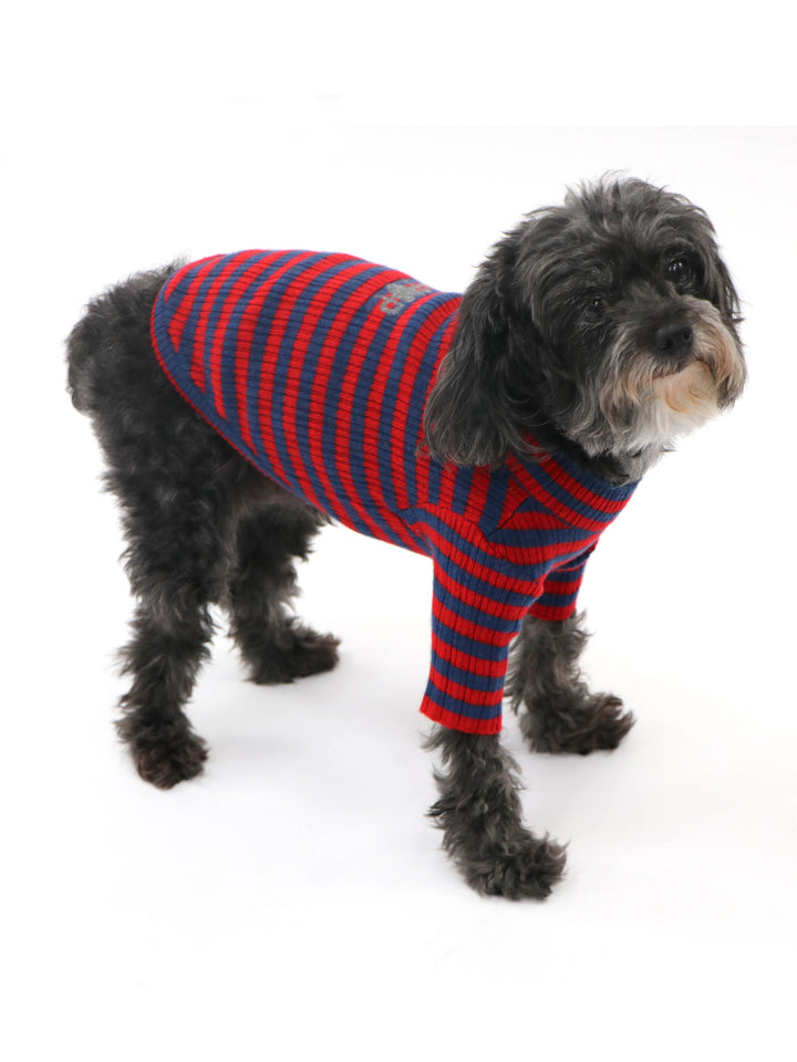 Cashmere Pet Sweater #RED/BLUE