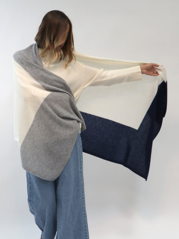 Cashmere Shawl #BLUE