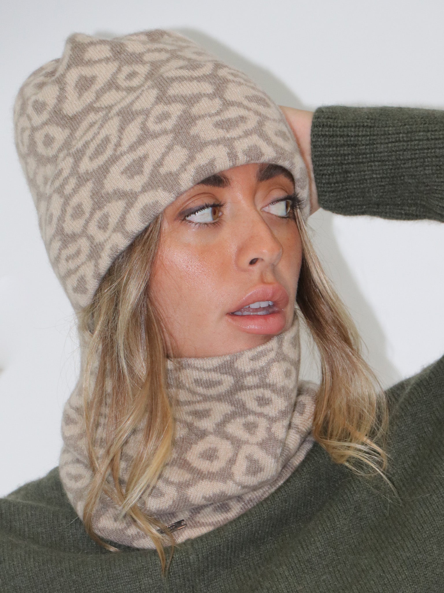 Leopard Print Gaiter