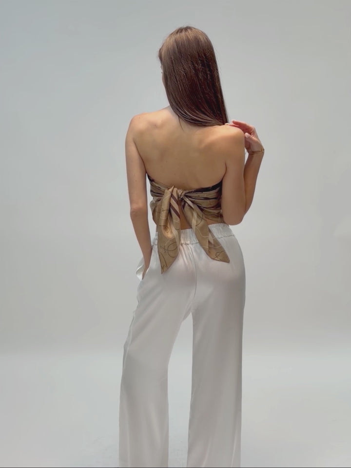 Square Silk Scarf with equestrian theme in 38.5 x 38.5 inches