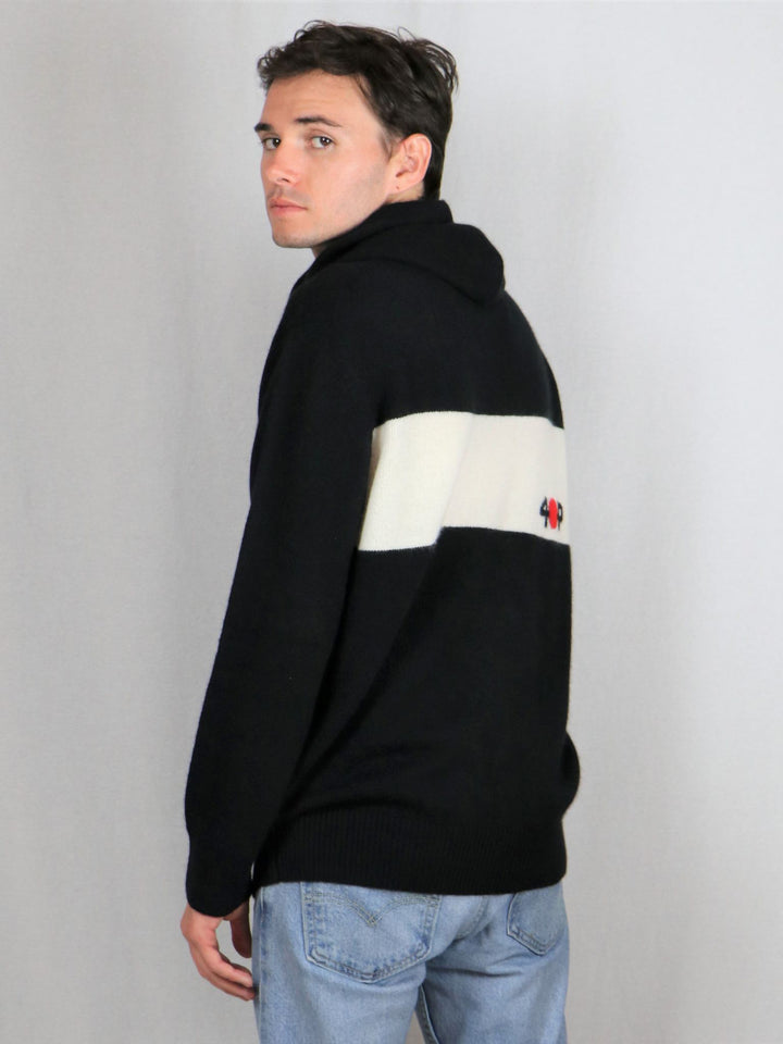 Men's Cashmere Hoodie #BLACK