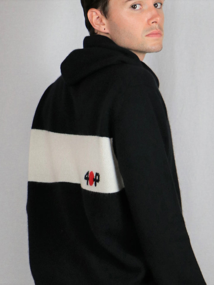 Men's Cashmere Hoodie #BLACK