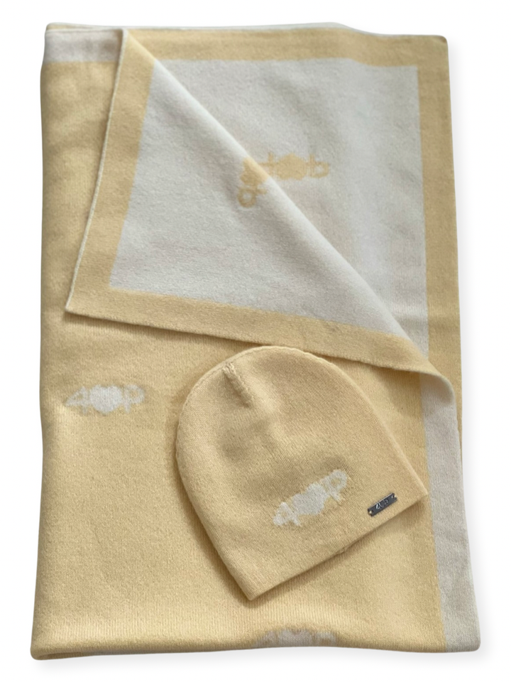 Cashmere Baby Blanket #BUBBLES